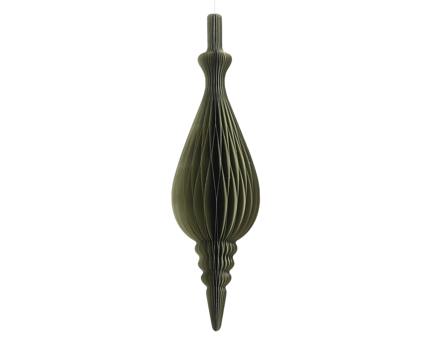 Ornament Paper Lantern Green