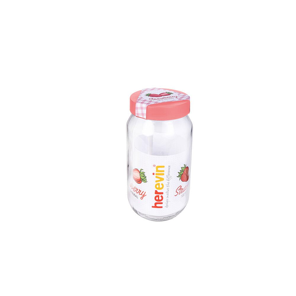 Glass Canister 1L Asst