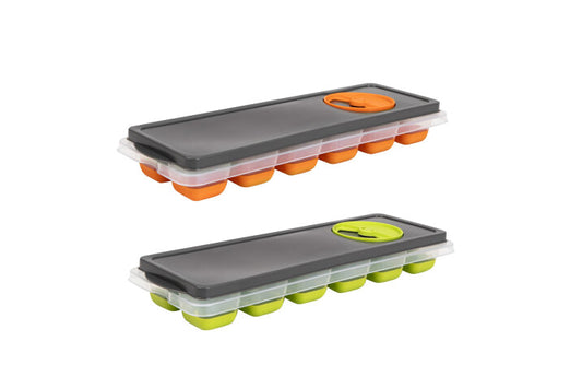 Ice Cube Tray Opq Gry Lid OrGr