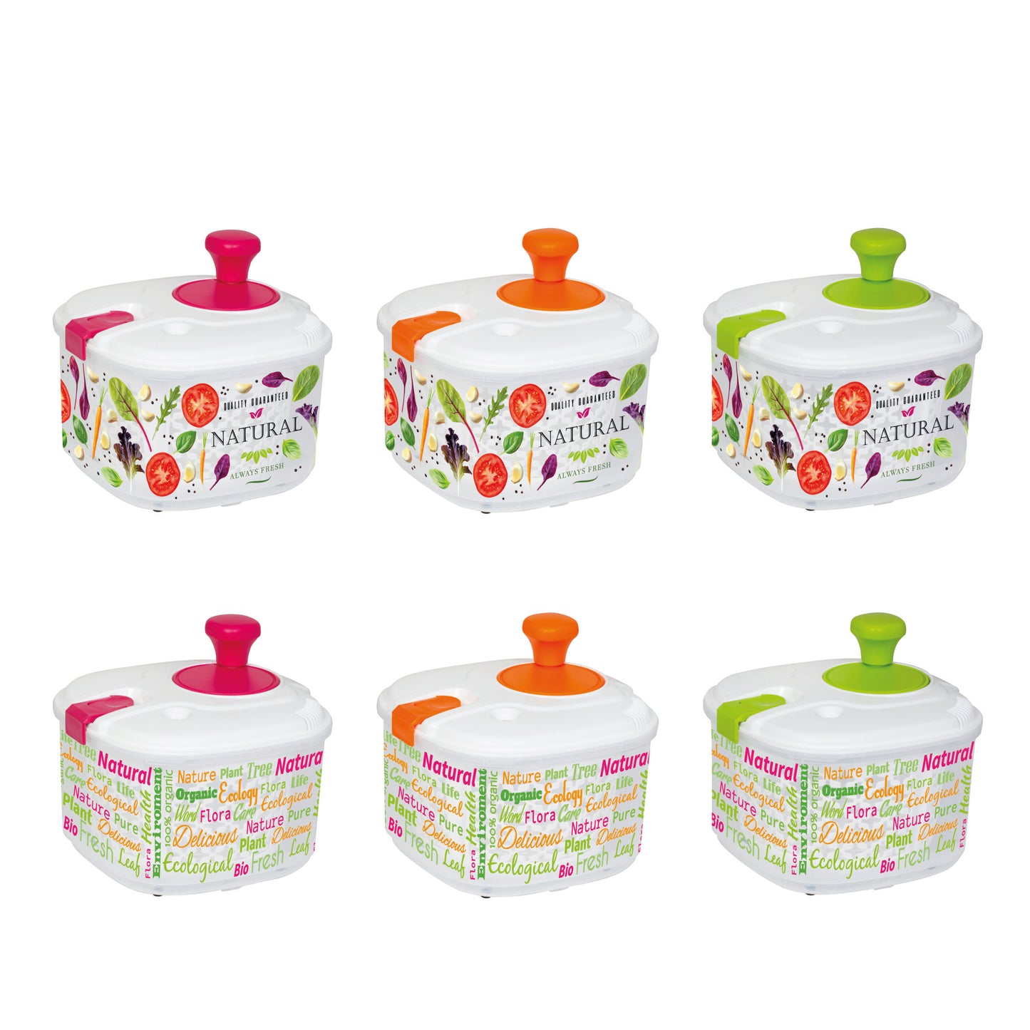 Deco Salad Spinner 4.2lt Mix