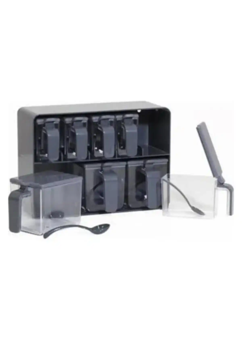 Spice Set 8pc Grey PVC