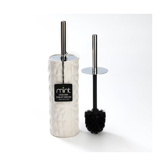 Toilet Brush w/Ceramic Holder