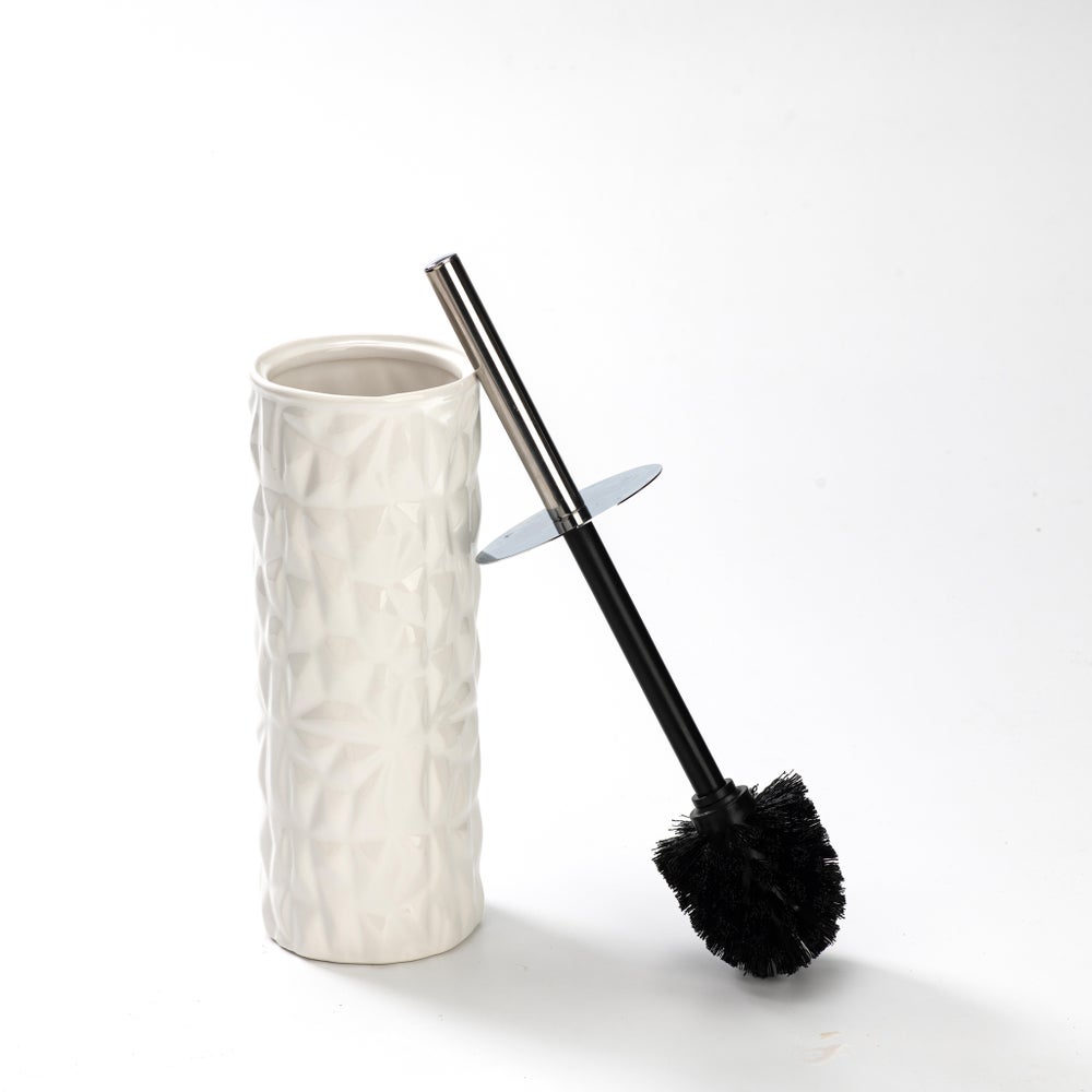 Toilet Brush w/Ceramic Holder