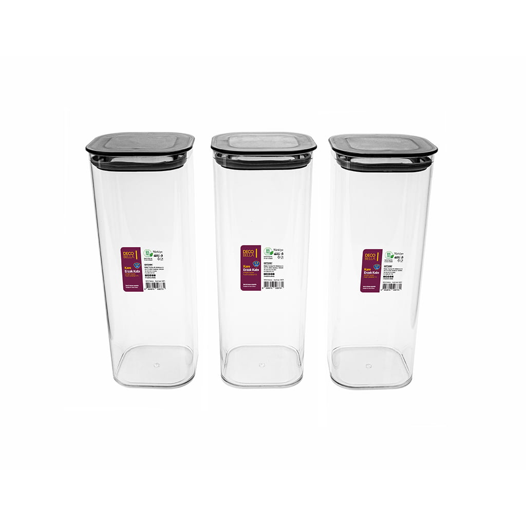DB Sq Food Container 3pc 1.7Lt