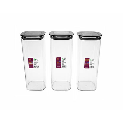DB Sq Food Container 3pc 1.7Lt