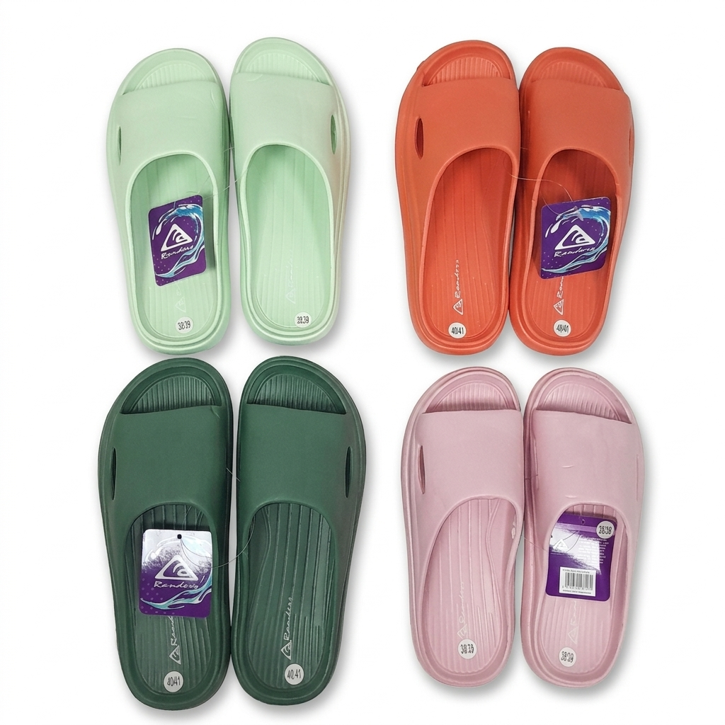 Ladies Slippers 36-41 Assorted Colours