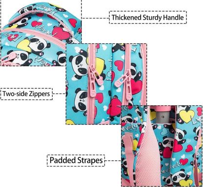 Lovely Panda Trolley Backpack 3pcs Set