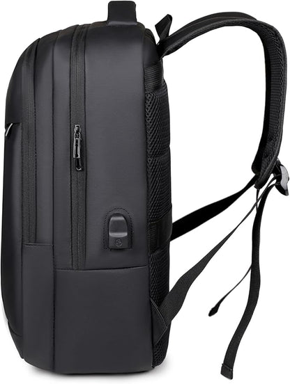 Leather Type Laptop Backpack 21L Asst