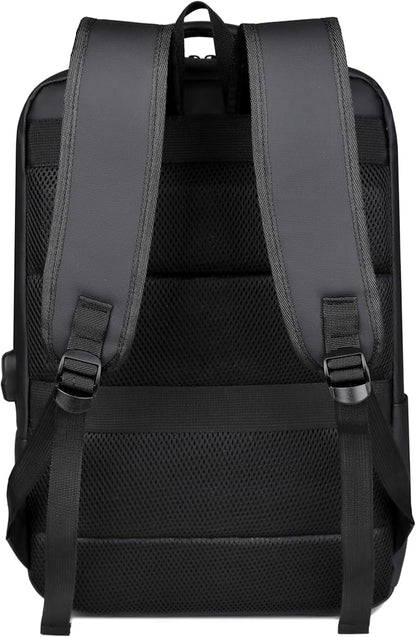 Leather Type Laptop Backpack 21L Asst