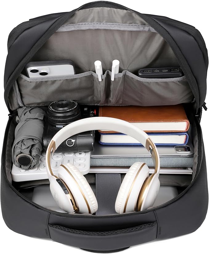 Leather Type Laptop Backpack 21L Asst