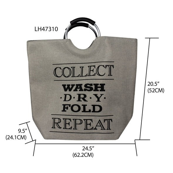 Canvas Laundry Hamper WshDryFd