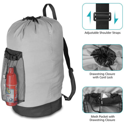 Backpack Laundry Bag Gry