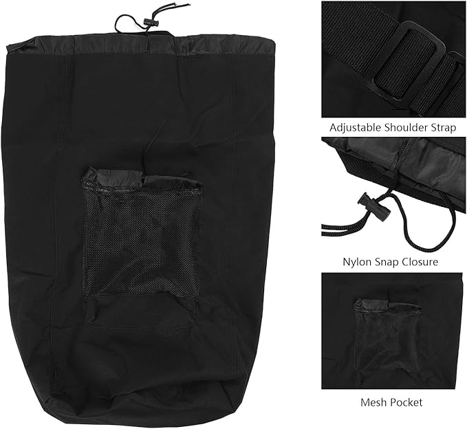 Backpack Laundry Bag Blk
