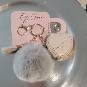Keychain w/Charms Love You