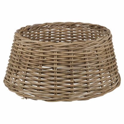 Cmas Tree Skirt Wicker Willow 57cm