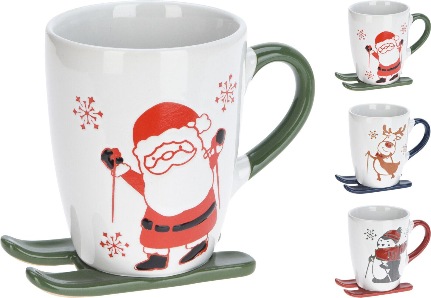 Christmas Engraved Mug 330ml 3Asst
