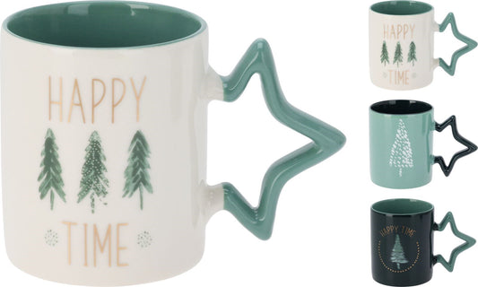 Mug Porcelain 380ml 3 Asst Christmas