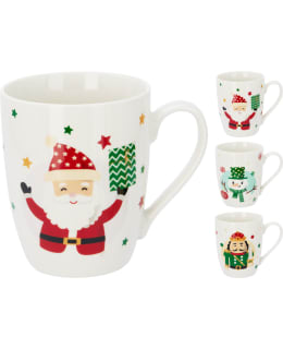 Christmas Mug 340ml 3Asst