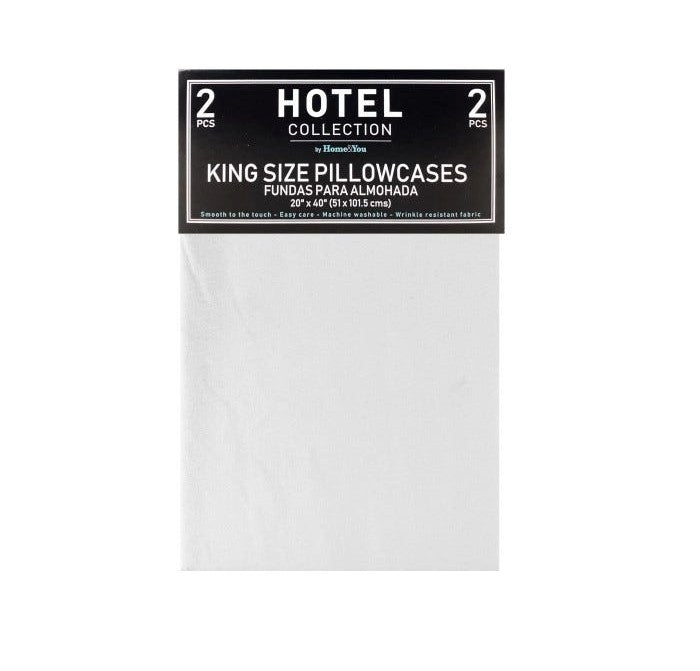 HC Pillowcases King White