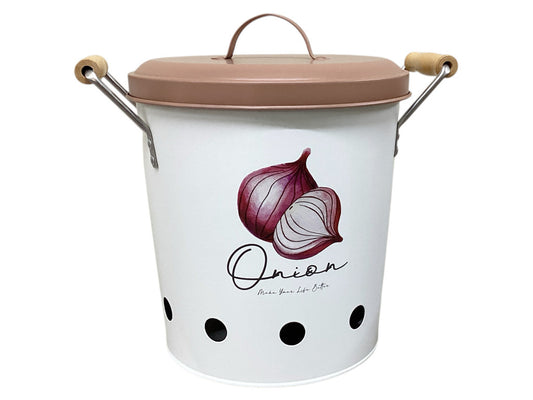 Storage Container Met w/Wden Handles