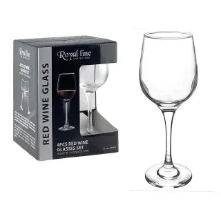 Red Wine Glass Set 4pc 370ml