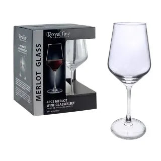Merlot Wine Glass Set 4pc 650ml
