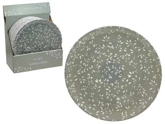 Melamine Side Plate w/Print 8in