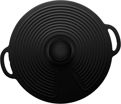 Silicone Pot Lid Large Black