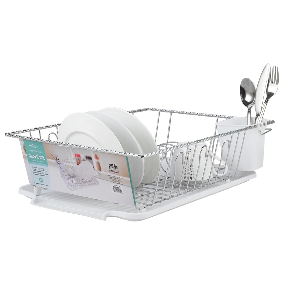 Dish Drying Rack Twistd Wire Asst 18in