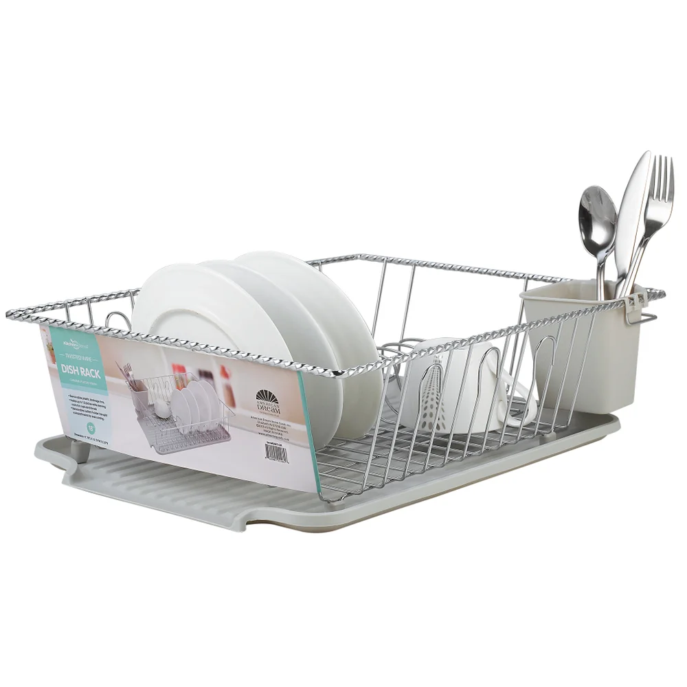 Dish Drying Rack Twistd Wire Asst 18in