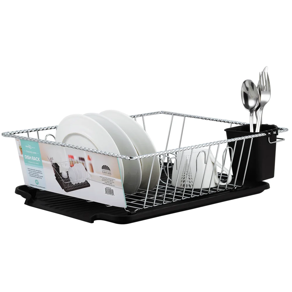 Dish Drying Rack Twistd Wire Asst 18in