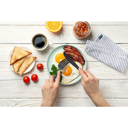 Cutlery Set 20pc Black SS