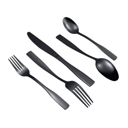 Cutlery Set 20pc Black SS