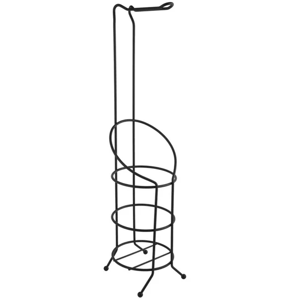 Toilet Paper Holder Matte Blk Rnd