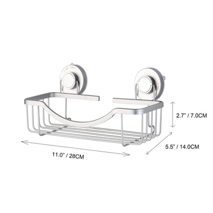 Shower Caddy Alum w/Turn/Lock Sil