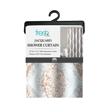 Shower Curtain wAbstract Floral Design