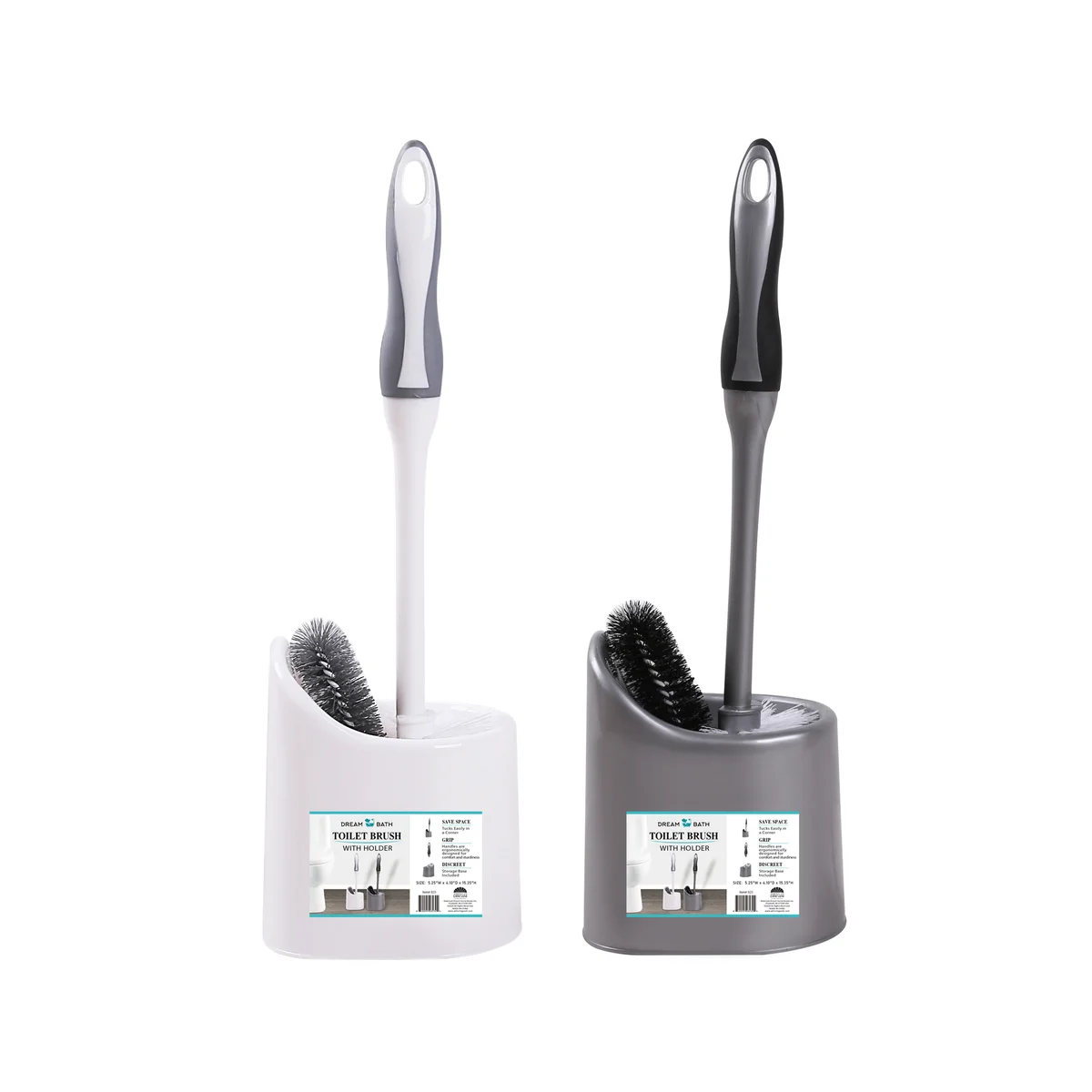 Toilet Brush with Caddy Set