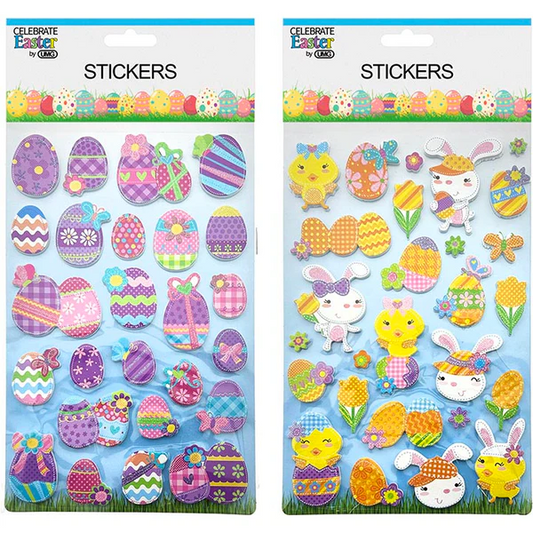 Stickrs Foam 1 Sheet 8x5inch 2asstd