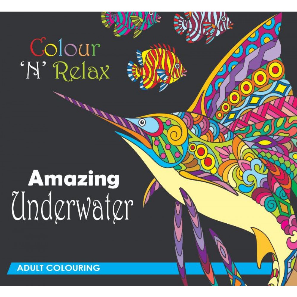 Adult Colour Book Underwater