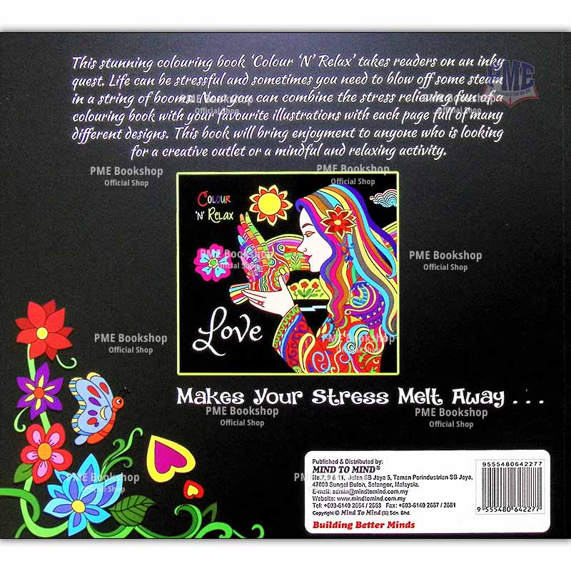 Adult Colour Book Love