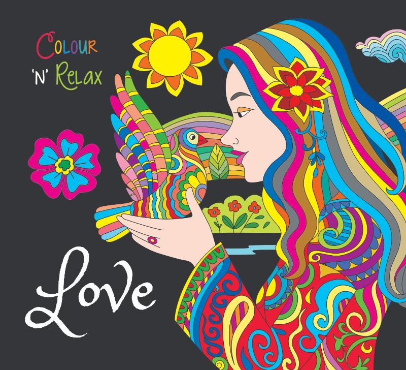 Adult Colour Book Love