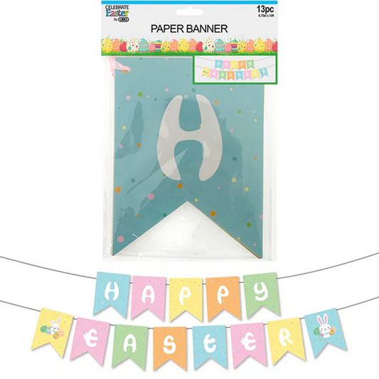 Easter Paper Banner 13pc