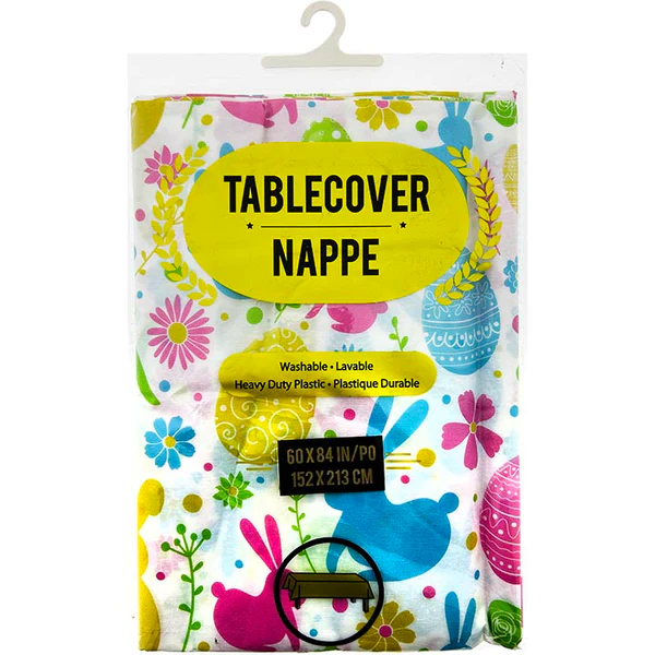 Easter Table Cover Plastic
