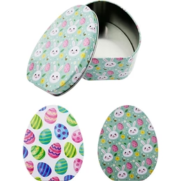 Egg Shape Tin wEaster Prints