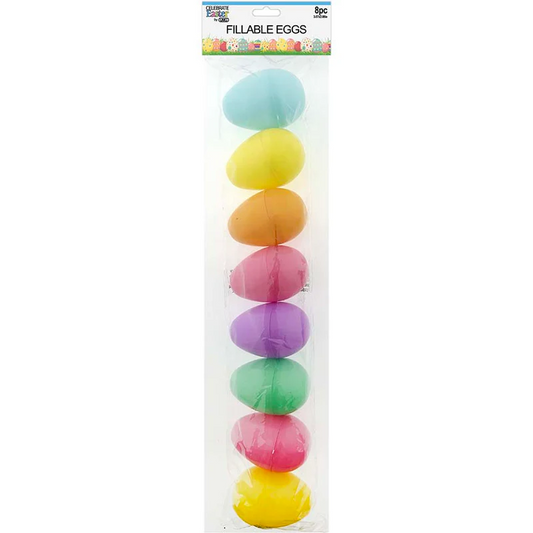 Easter Eggs 8pc 3.5in
