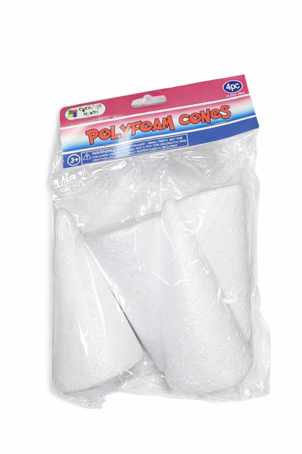 Polyfoam Cones 4pc 4in