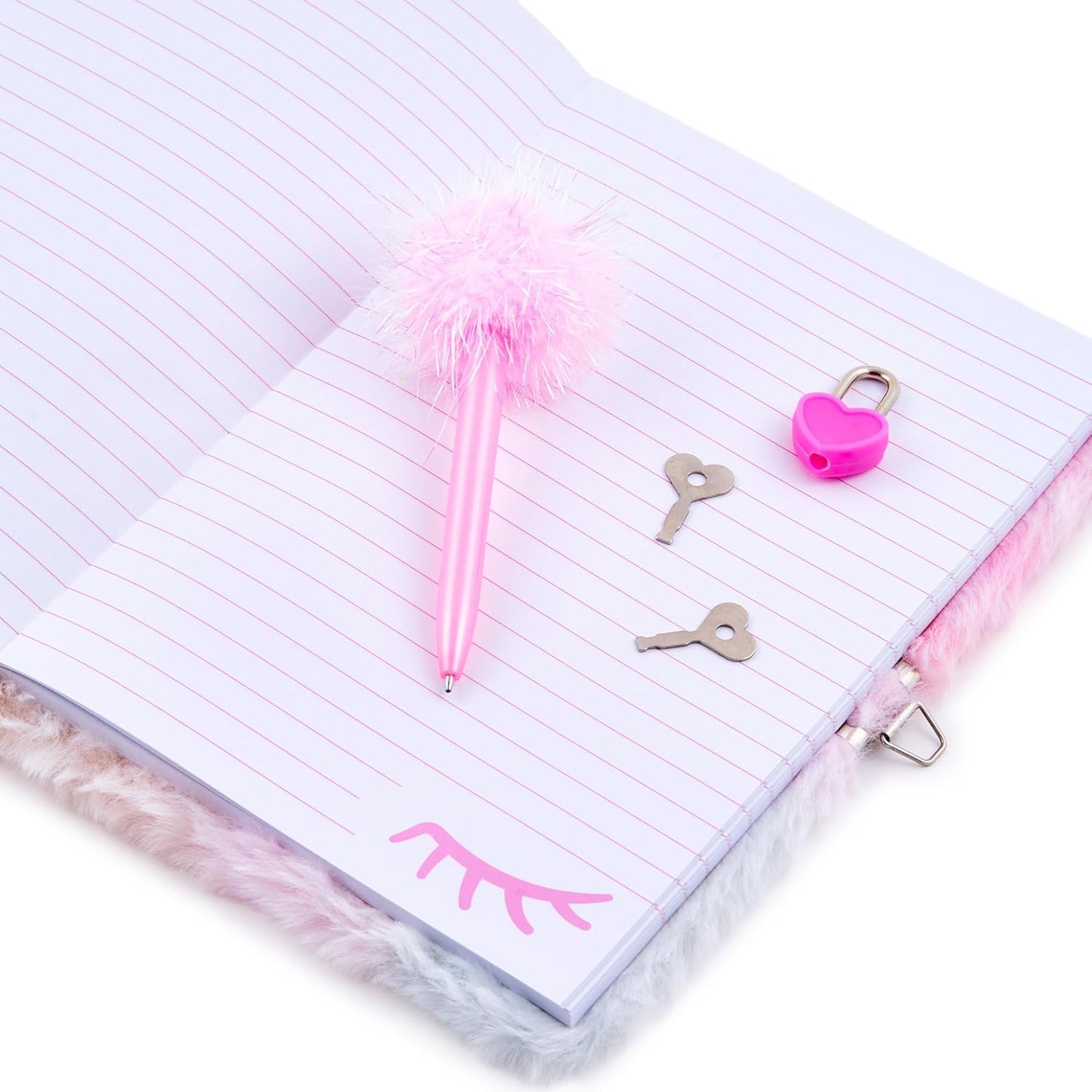 Kid Diary Set wPen Heart Unicorn