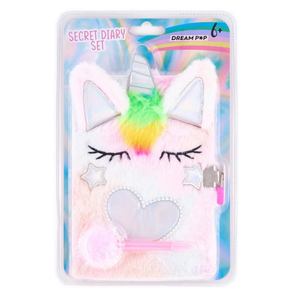 Kid Diary Set wPen Heart Unicorn