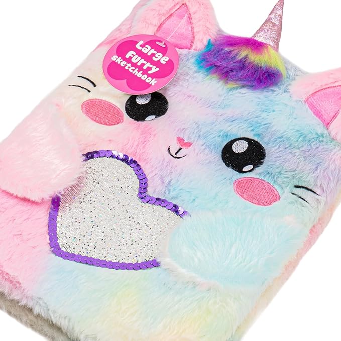 Cat Unicorn Sketchbook 8x11in