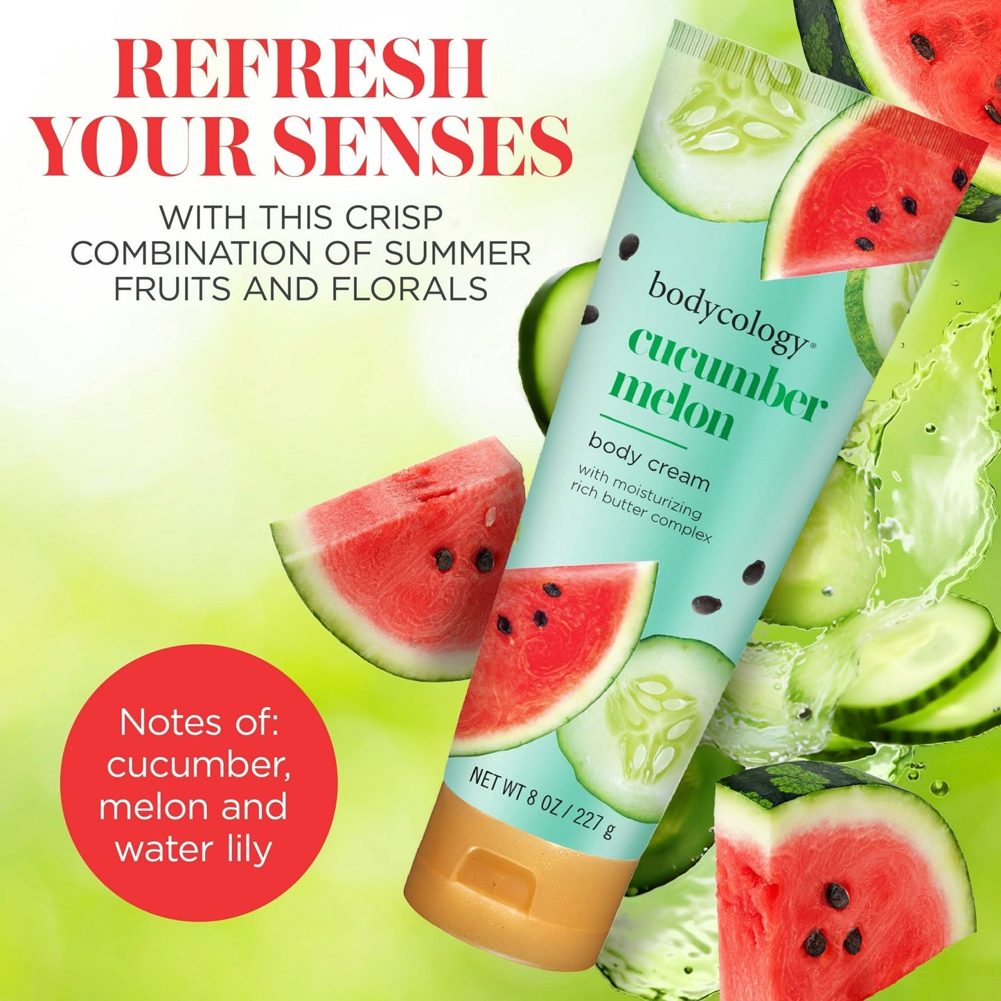 *SUS*BC Body Cream Cucumber Melon 8oz